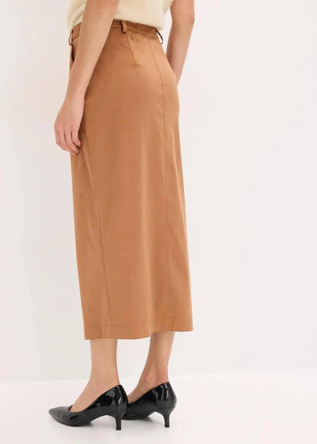 Sale Bleistiftrock aus Velourslederimitat Damen Bekleidung·Sportbekleidung|Röcke