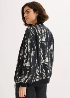 Damen bonprix Bekleidung·Hosen|Jacken & Mäntel|Blouson aus fließendem Satin
