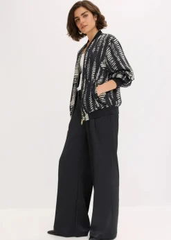 Damen bonprix Bekleidung·Hosen|Jacken & Mäntel|Blouson aus fließendem Satin