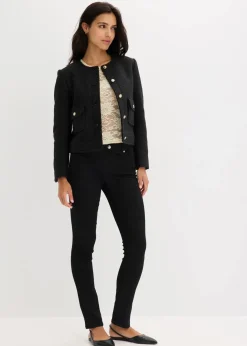 Damen bonprix Bekleidung·Hosen|Jacken & Mäntel|Blouson aus softem Bouclégarn