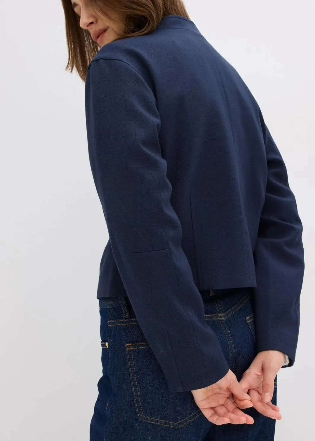 Damen bonprix Jacken & Mäntel|Blouson aus softem Viskose-Mix