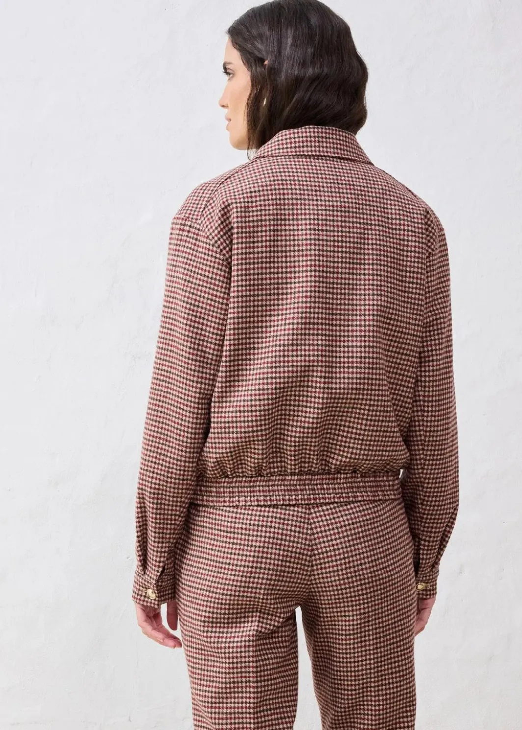 Discount Blouson aus weichem Woll-MIx Damen Bekleidung·Hosen|Jacken & Mäntel
