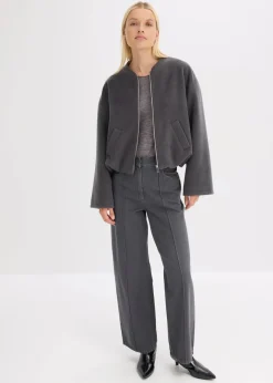 New Blouson mit Ballonsaum Damen Bekleidung·Hosen|Jacken & Mäntel