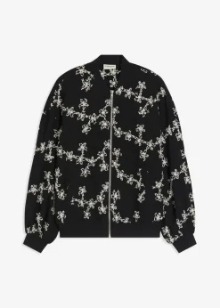 Damen bonprix Bekleidung·Hosen|Jacken & Mäntel|Blouson mit Stickerei