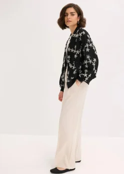 Damen bonprix Bekleidung·Hosen|Jacken & Mäntel|Blouson mit Stickerei