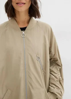 Hot Blouson-Mantel mit Strickkragen Damen Bekleidung·Hosen|Jacken & Mäntel
