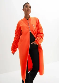 Damen bonprix Nachhaltigere Materialien|Jacken & Mäntel|Blouson-Mantel mit Strickkragen