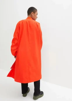 Damen bonprix Nachhaltigere Materialien|Jacken & Mäntel|Blouson-Mantel mit Strickkragen