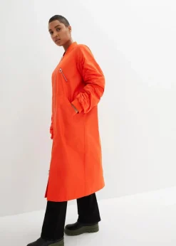Damen bonprix Nachhaltigere Materialien|Jacken & Mäntel|Blouson-Mantel mit Strickkragen
