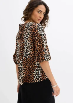 Damen bonprix Blusen & Tuniken|Bluse aus feinem Viskose-Mix