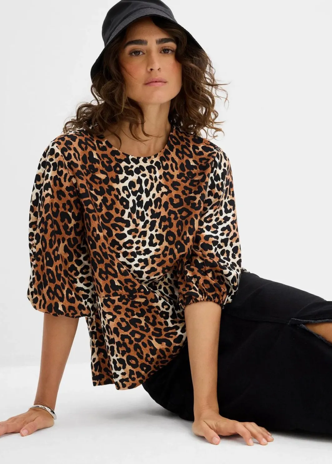 Damen bonprix Blusen & Tuniken|Bluse aus feinem Viskose-Mix