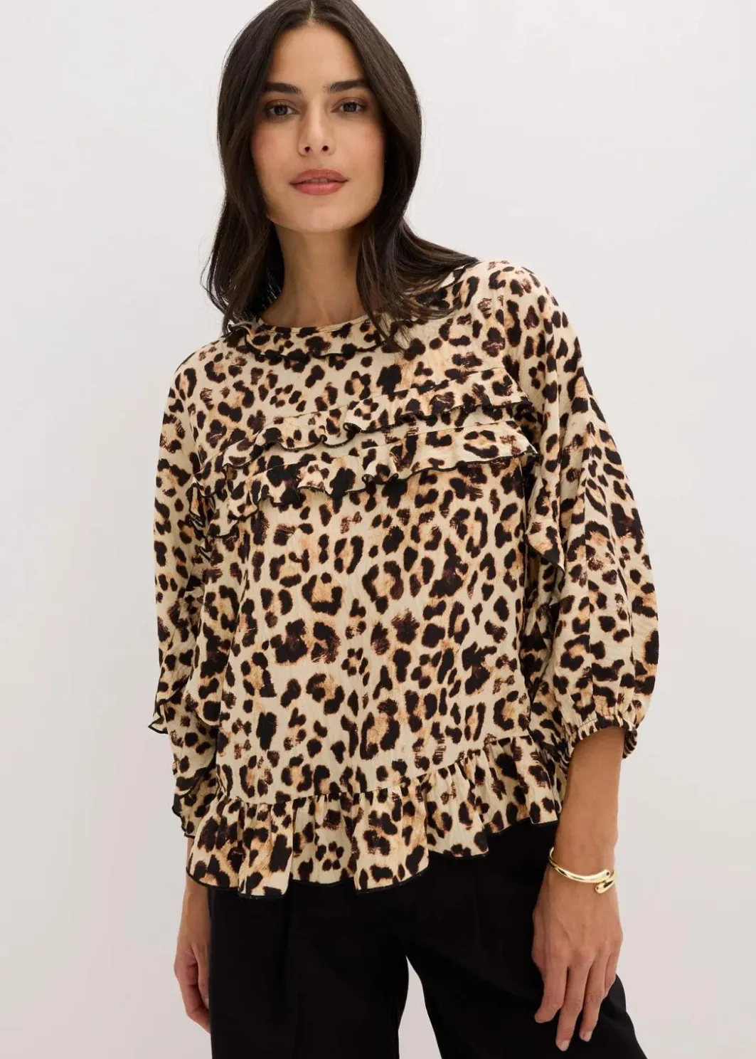 Bluse aus feinem Viskose-Mix Damen Bekleidung·Jacken & Mäntel|Blusen & Tuniken