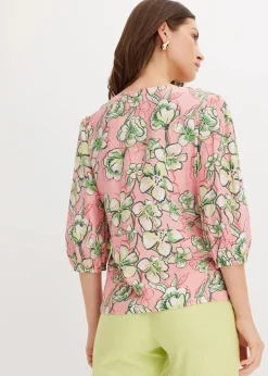 Hot Bluse aus feinem Viskose-Mix Damen Blusen & Tuniken|Bekleidung·Jacken & Mäntel