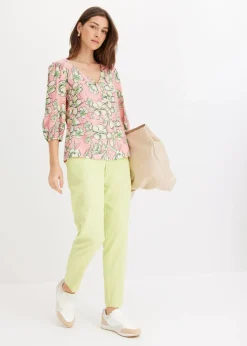 Hot Bluse aus feinem Viskose-Mix Damen Blusen & Tuniken|Bekleidung·Jacken & Mäntel