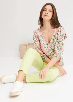 Hot Bluse aus feinem Viskose-Mix Damen Blusen & Tuniken|Bekleidung·Jacken & Mäntel