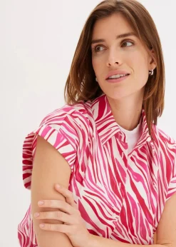 Discount Bluse aus fließendem Satin Damen Bekleidung·Jacken & Mäntel|Zweiteiler & Sets