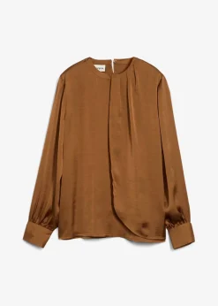 Clearance Bluse aus fließendem Satin Damen Blusen & Tuniken|Bekleidung·Jacken & Mäntel