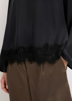 Damen bonprix Bekleidung·Jacken & Mäntel|Blusen & Tuniken|Bluse aus fließendem Satin