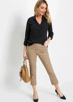 Outlet Bluse aus fließender Viskose Damen Bekleidung·Jacken & Mäntel|Blusen & Tuniken