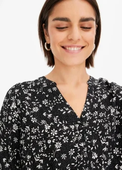 Outlet Bluse aus fließender Viskose Damen Bekleidung·Jacken & Mäntel|Blusen & Tuniken
