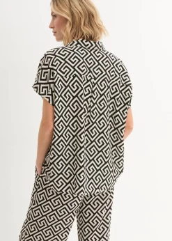 Best Bluse aus fließender Viskose Damen Bekleidung·Jacken & Mäntel|Blusen & Tuniken