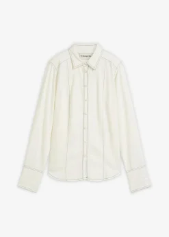 Damen bonprix Nachhaltigere Materialien|Bekleidung·Jacken & Mäntel|Bluse aus fließender Viskose