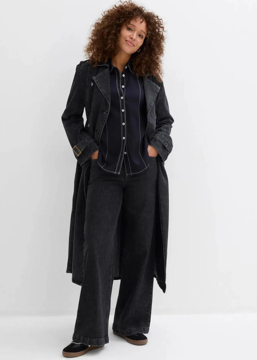 Damen bonprix Bekleidung·Jacken & Mäntel|Nachhaltigere Materialien|Bluse aus fließender Viskose