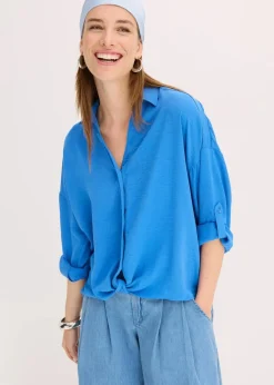 Damen bonprix Bekleidung·Jacken & Mäntel|Blusen & Tuniken|Bluse aus leichtem Crêpe