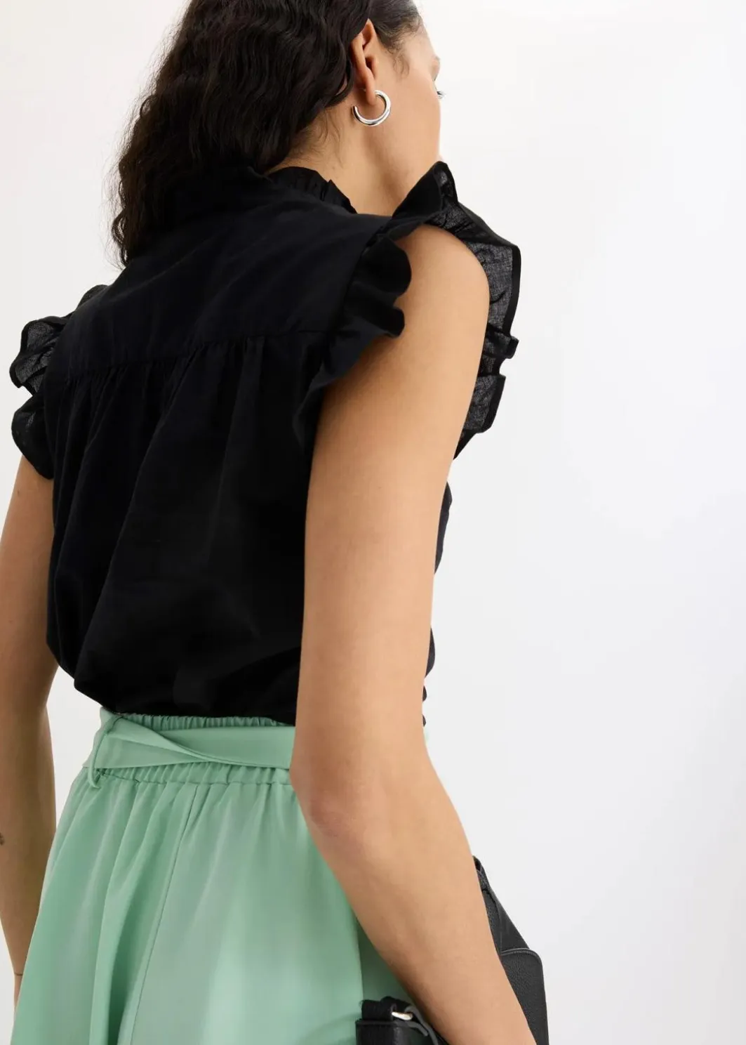 Damen bonprix Blusen & Tuniken|Bekleidung·Jacken & Mäntel|Bluse aus reiner Baumwolle