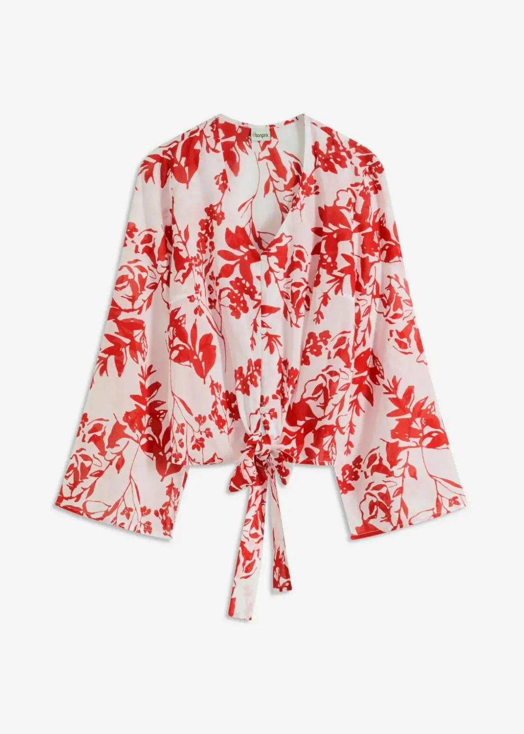 Damen bonprix Zweiteiler & Sets|Blusen & Tuniken|Bluse aus reiner Baumwolle