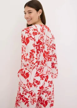 Damen bonprix Zweiteiler & Sets|Blusen & Tuniken|Bluse aus reiner Baumwolle