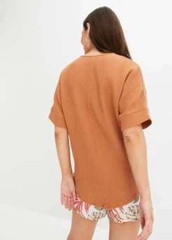 New Bluse aus reiner Baumwolle Damen Bekleidung·Jacken & Mäntel|Blusen & Tuniken
