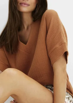New Bluse aus reiner Baumwolle Damen Bekleidung·Jacken & Mäntel|Blusen & Tuniken