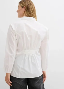 Discount Bluse aus reiner Baumwolle Damen Bekleidung·Jacken & Mäntel|Blusen & Tuniken