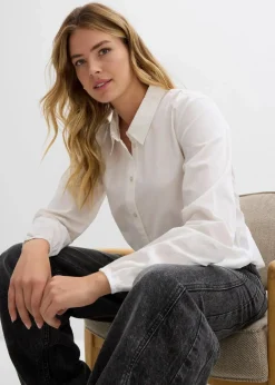 Discount Bluse aus reiner Baumwolle Damen Bekleidung·Jacken & Mäntel|Blusen & Tuniken