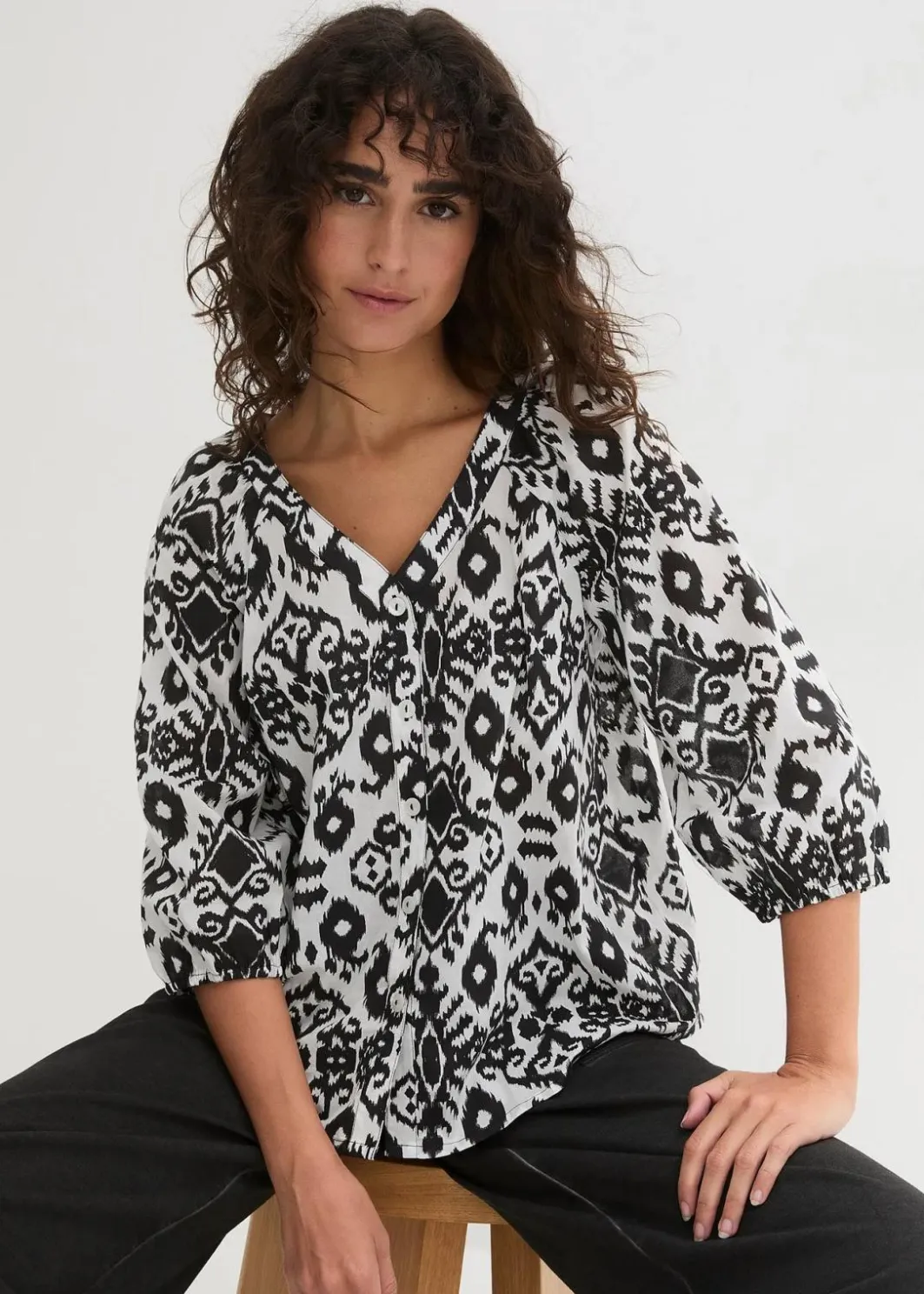 Best Bluse aus reiner Baumwolle Damen Bekleidung·Jacken & Mäntel|Blusen & Tuniken