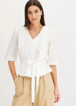 New Bluse aus reiner Baumwolle Damen Bekleidung·Jacken & Mäntel|Blusen & Tuniken