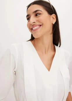 New Bluse aus reiner Baumwolle Damen Bekleidung·Jacken & Mäntel|Blusen & Tuniken