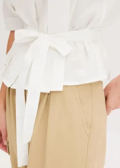 New Bluse aus reiner Baumwolle Damen Bekleidung·Jacken & Mäntel|Blusen & Tuniken