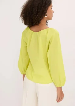 Damen bonprix Bekleidung·Jacken & Mäntel|Blusen & Tuniken|Bluse aus reiner Bio-Baumwolle