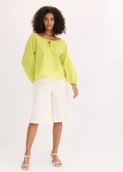 Damen bonprix Bekleidung·Jacken & Mäntel|Blusen & Tuniken|Bluse aus reiner Bio-Baumwolle