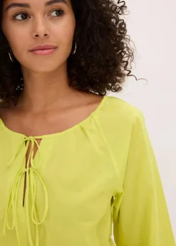 Damen bonprix Bekleidung·Jacken & Mäntel|Blusen & Tuniken|Bluse aus reiner Bio-Baumwolle