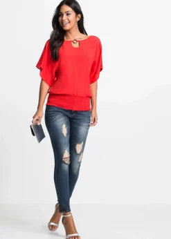 Damen bonprix Nachhaltigere Materialien|Blusen & Tuniken|Bluse aus reiner Viskose