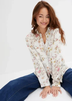 Best Bluse aus reiner Viskose Damen Bekleidung·Jacken & Mäntel|Nachhaltigere Materialien