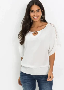 Hot Bluse aus reiner Viskose Damen Blusen & Tuniken|Nachhaltigere Materialien