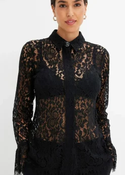 New Bluse aus Spitze Damen Bekleidung·Jacken & Mäntel|Blusen & Tuniken