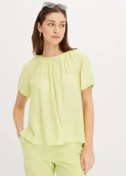 Damen bonprix Bekleidung·Jacken & Mäntel|Blusen & Tuniken|Bluse aus strukturiertem Crinkle