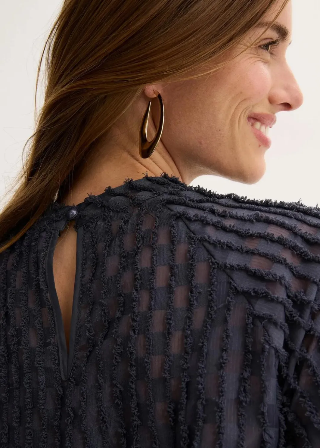 Damen bonprix Bekleidung·Jacken & Mäntel|Blusen & Tuniken|Bluse aus strukturiertem Material