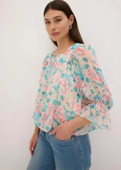 Best Bluse mit Ballonsaum Damen Bekleidung·Jacken & Mäntel|Blusen & Tuniken