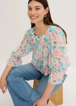 Best Bluse mit Ballonsaum Damen Bekleidung·Jacken & Mäntel|Blusen & Tuniken